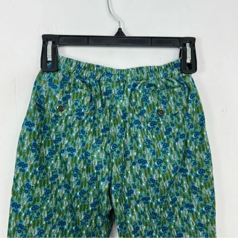 Boutique Brand GoGo Chic Floral Corduroy Hippie Pants Size 10